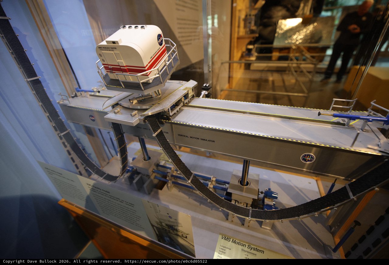 NASA Vertical Motion Simulator Training Equipment Display