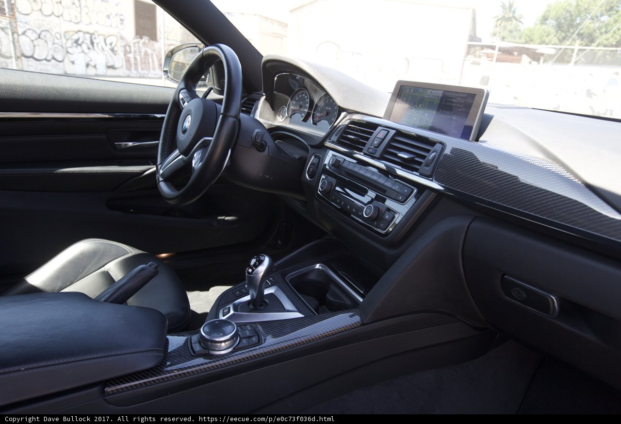 Luxurious BMW Car Interior with Leather Seats