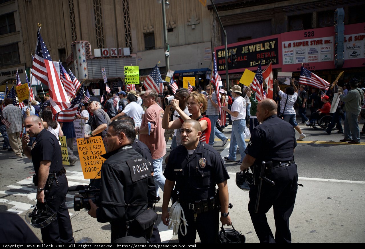 Patriotic Parade on the Streets