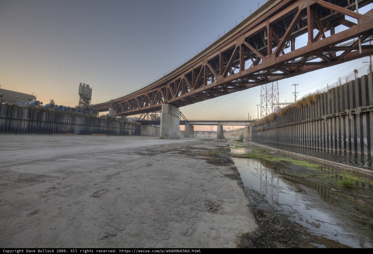 Urban Bridge Over Canal