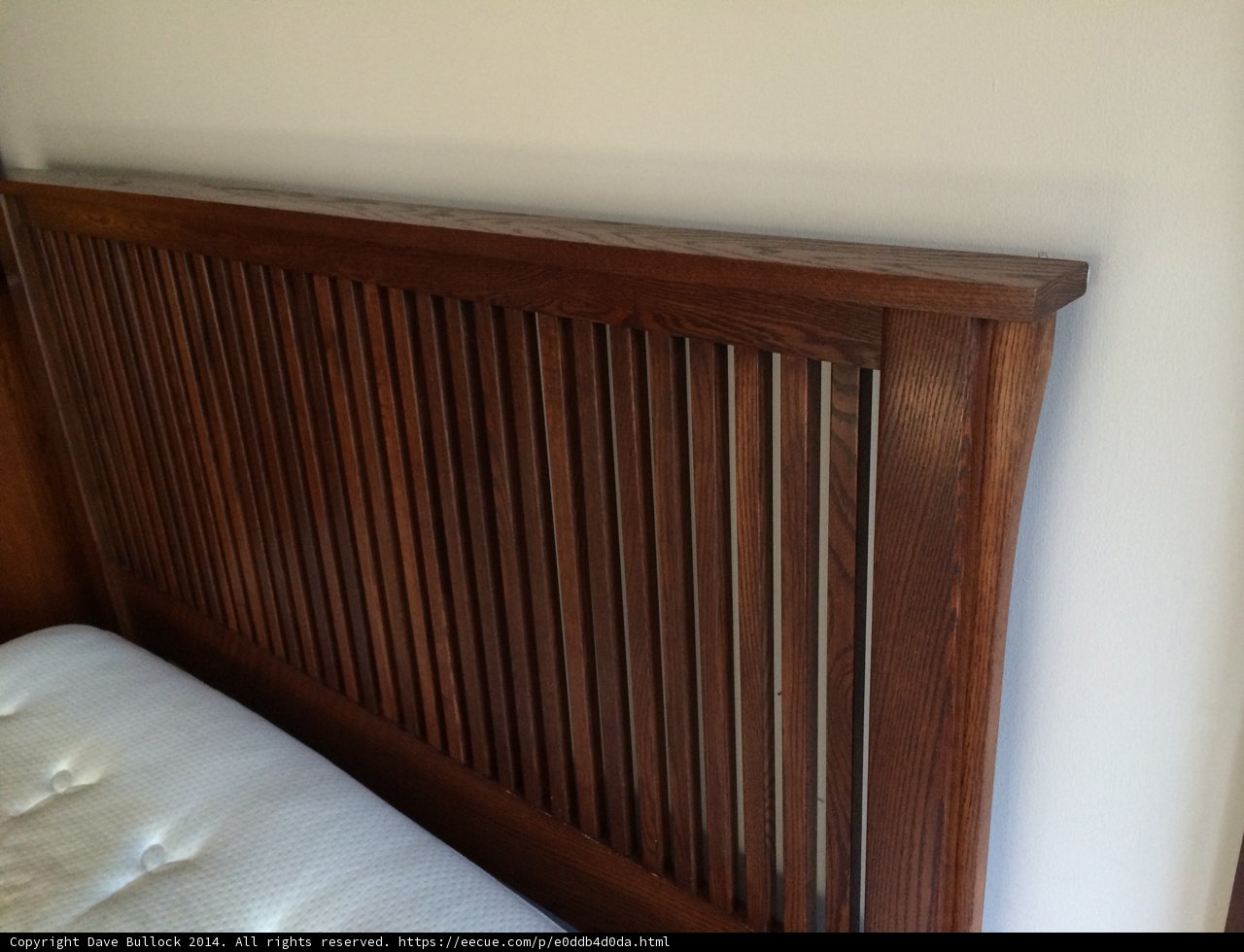 Rustic Wood Headboard for Baby's Crib
