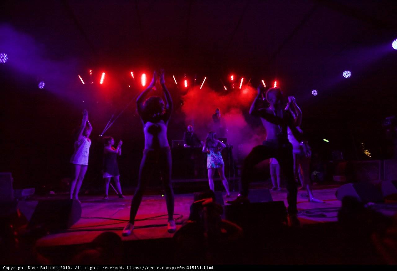 Nighttime Dance Party at Coachella