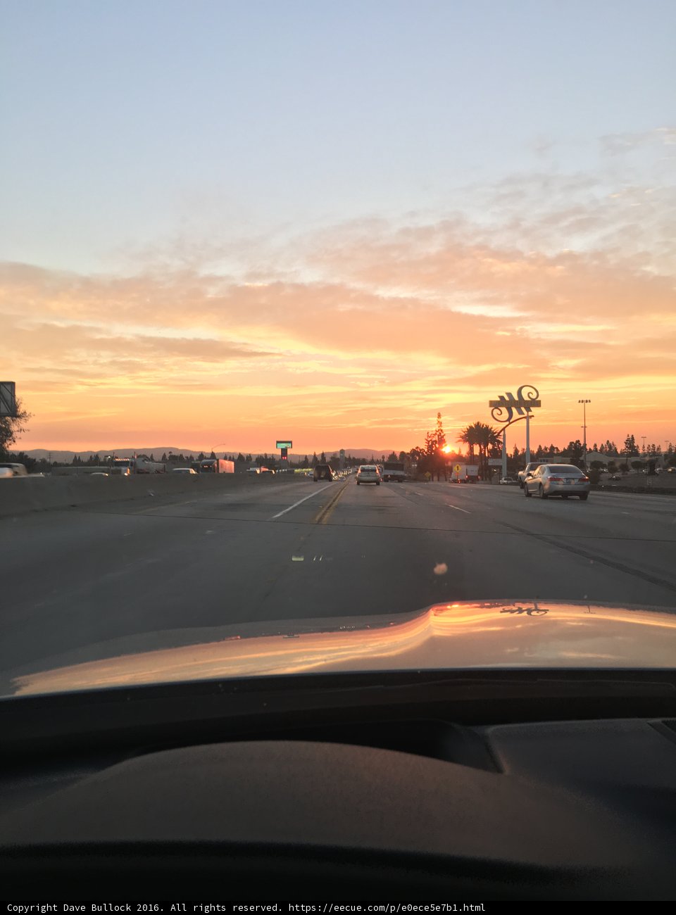 Sunset Drive on the Freeway