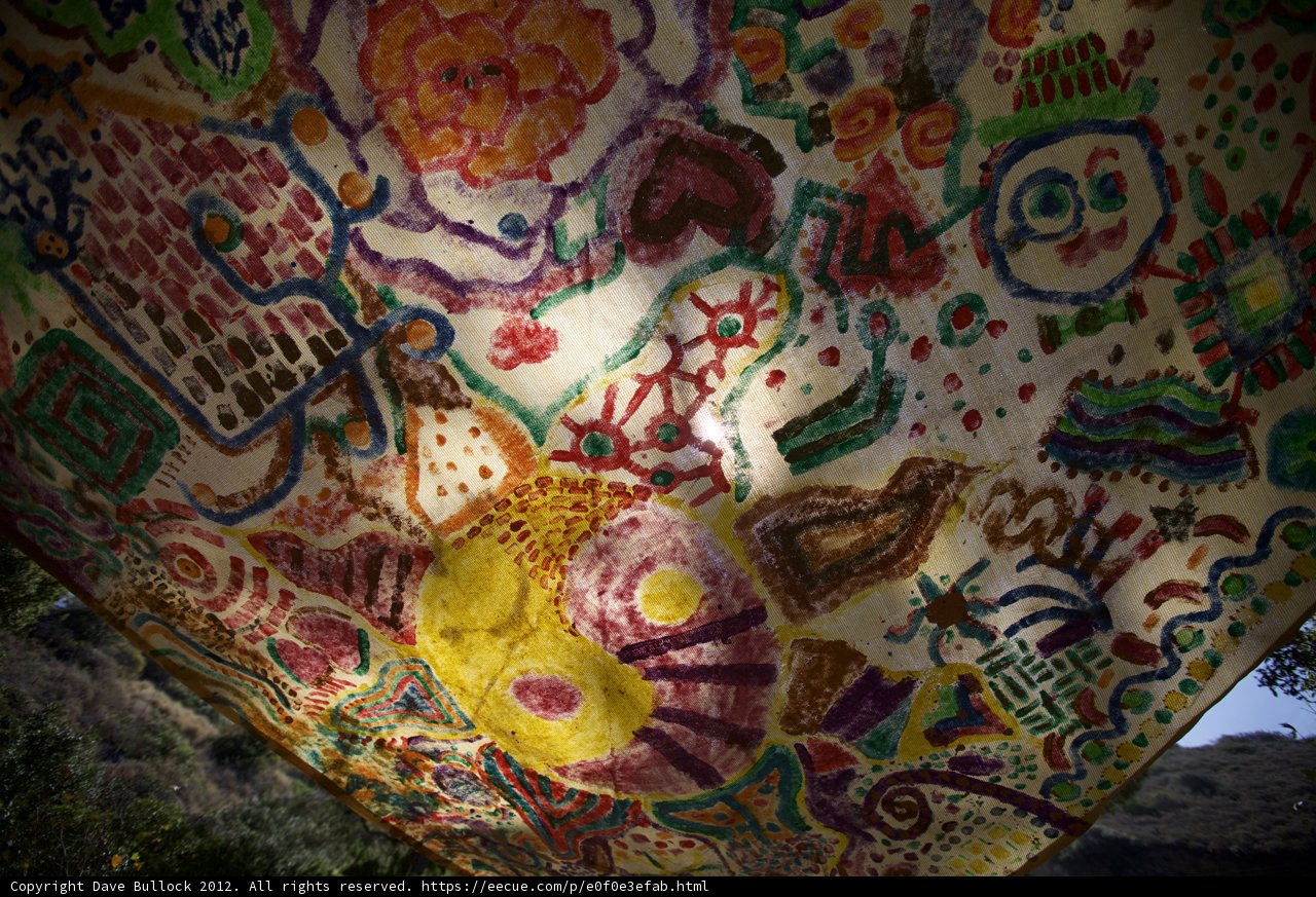 Colorful Kite with Artistic Painting