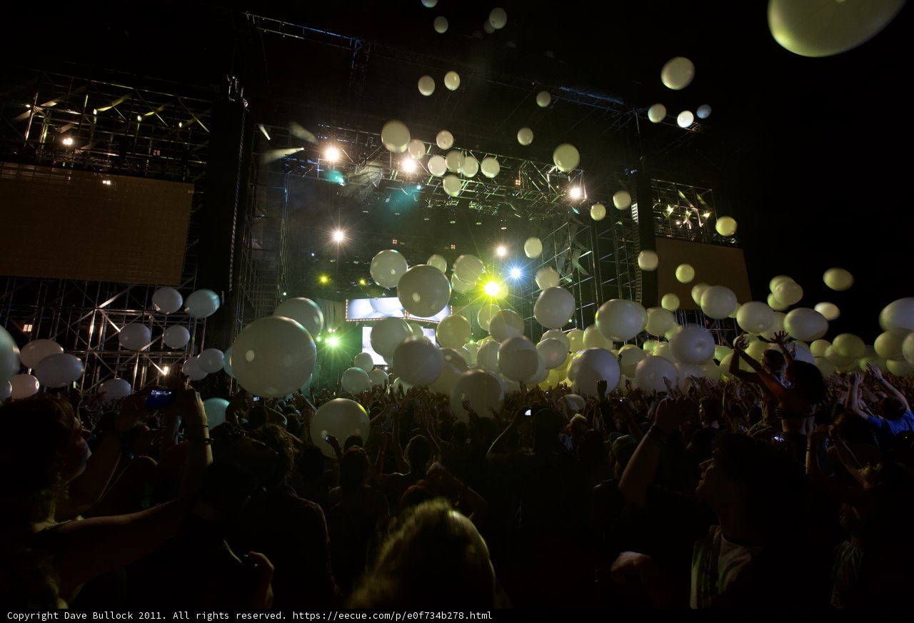 Balloon Glow at Coachella 2011