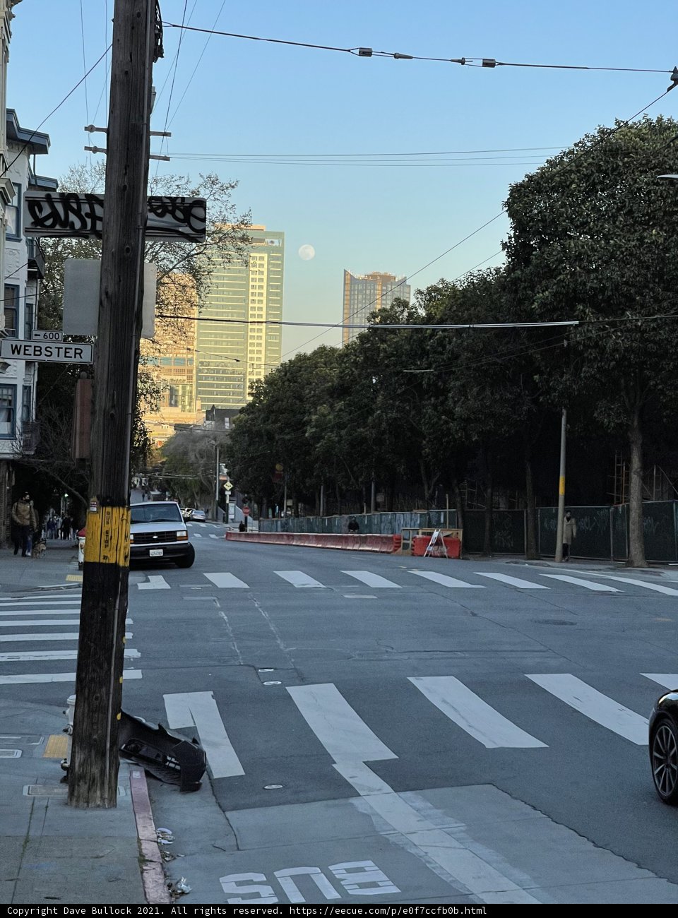 Cityscape with Parked Car