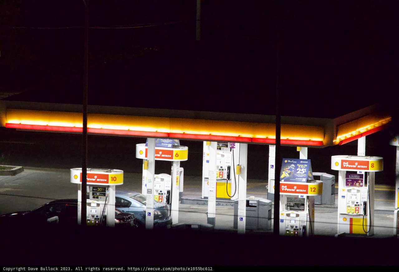 Midnight Fuel Station