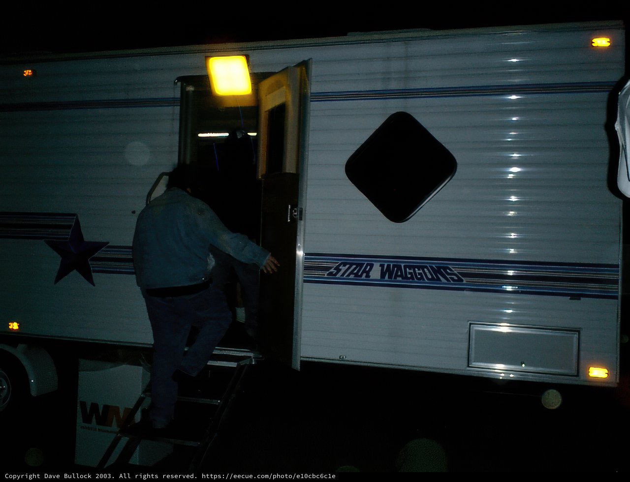 Nighttime Trailer Loading