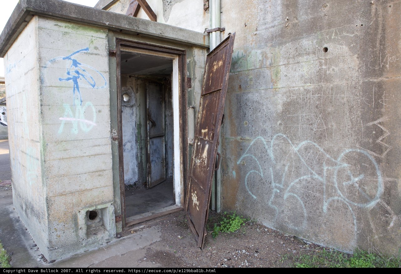 Graffiti on Bunker Door