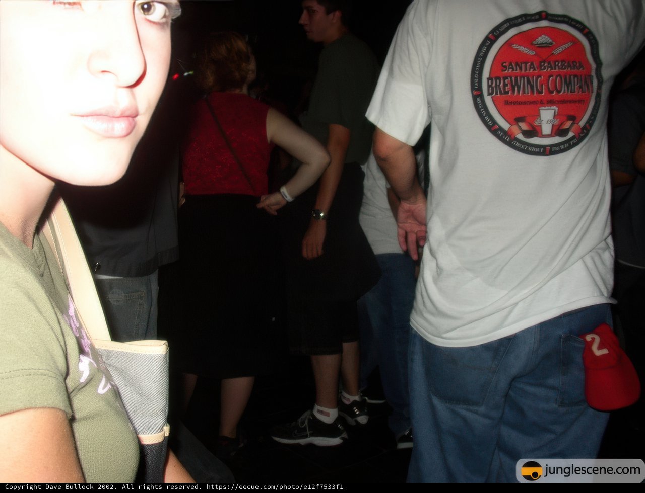 White Shirt Night Club Look
