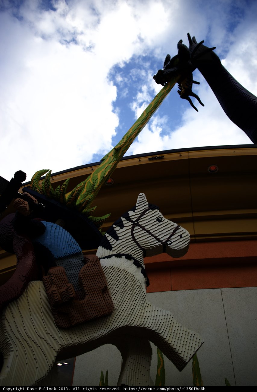 Lego Horse Knight Defends the Blue Sky