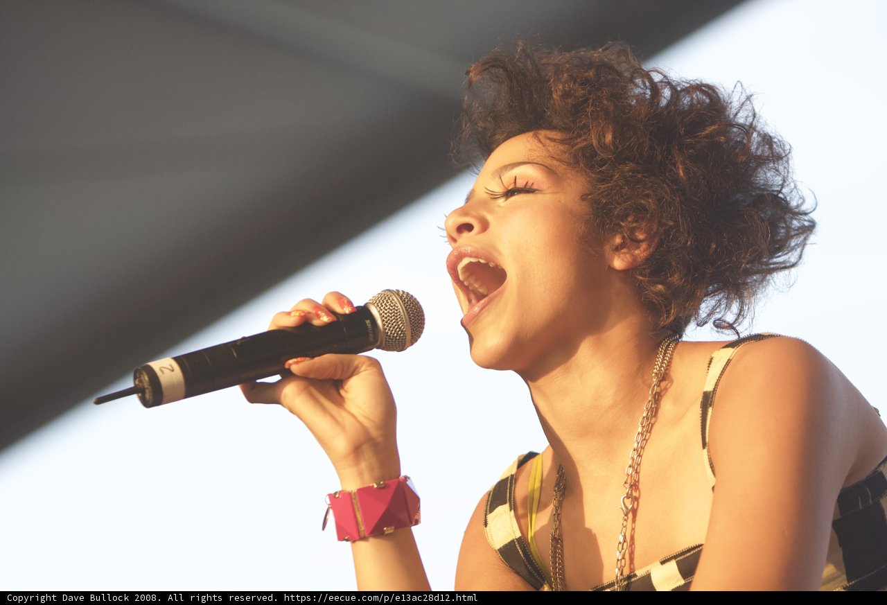 Coachella Songstress Captivates Crowd with Microphone