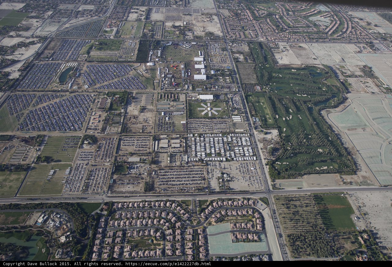 Bird's Eye View of Indio, Southwest Extreme Triangle