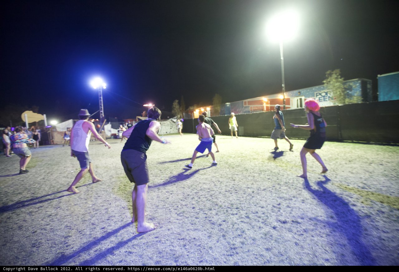 Nighttime Soccer Match Under the Lights