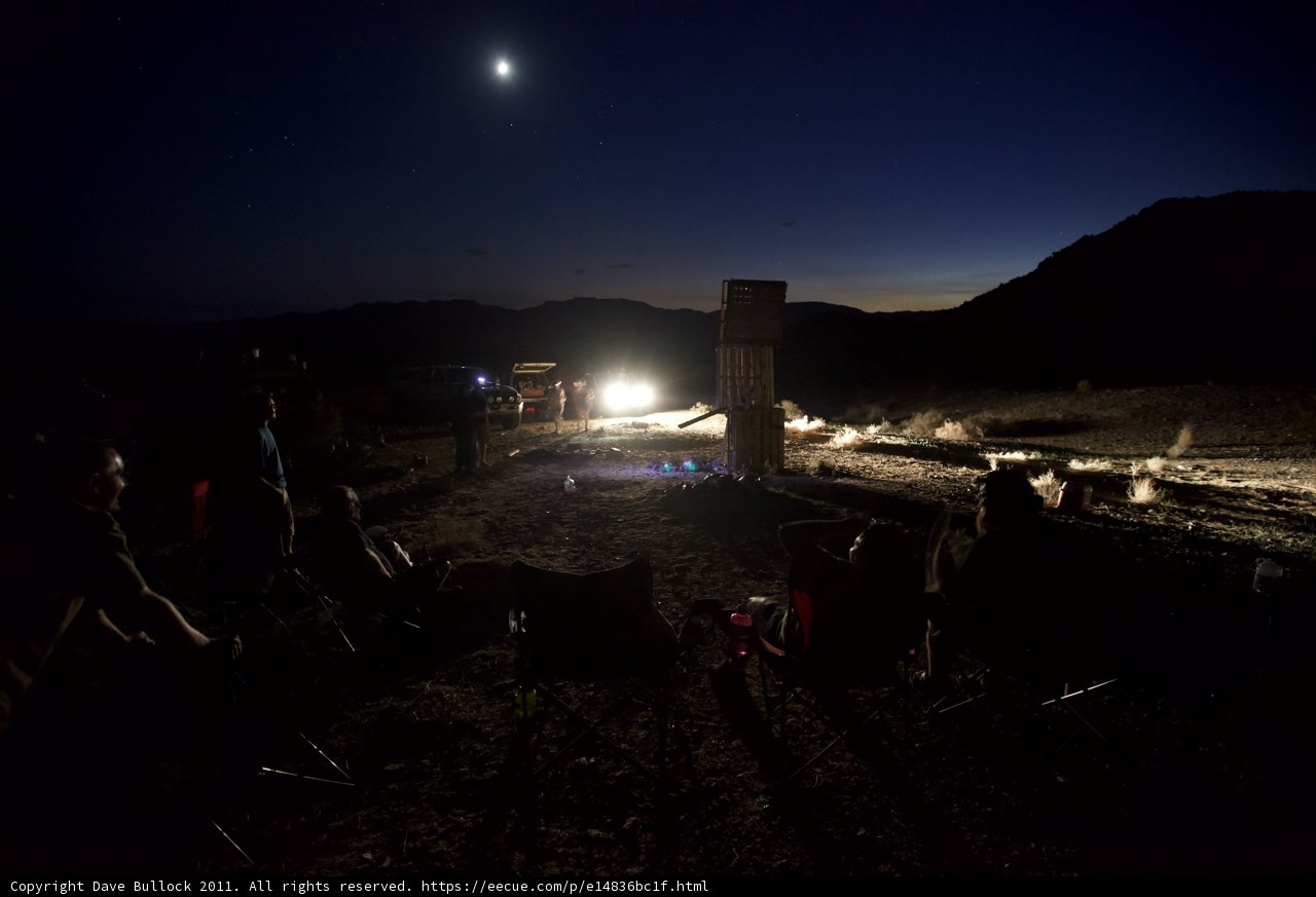 Moonlit Campfire Gathering
