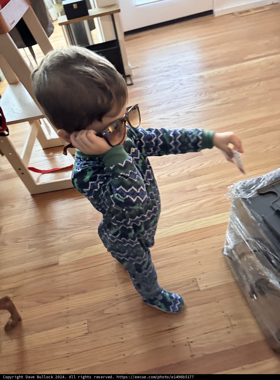 Little Explorer in Big Glasses