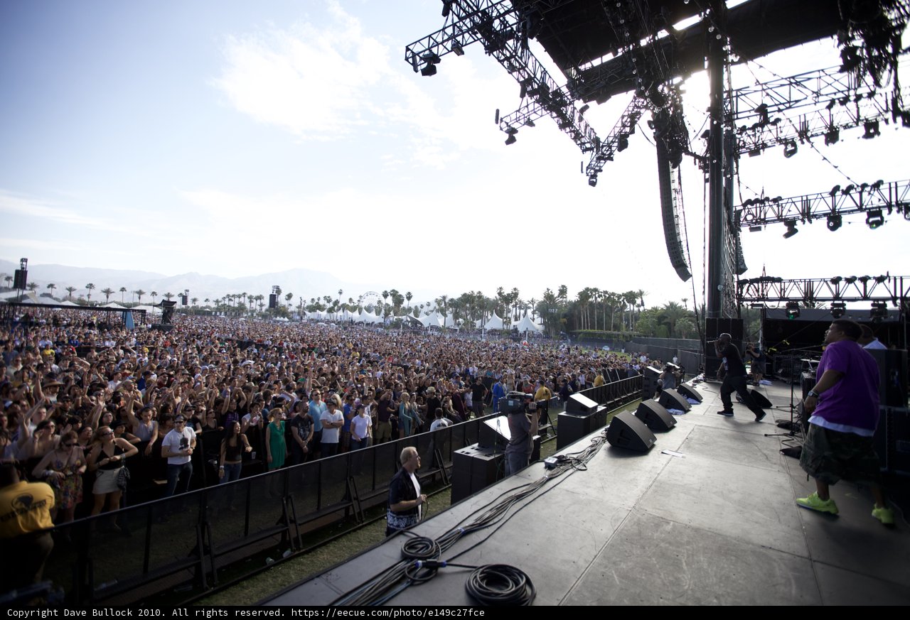 A Sea of Music Fans at Coachella Festival