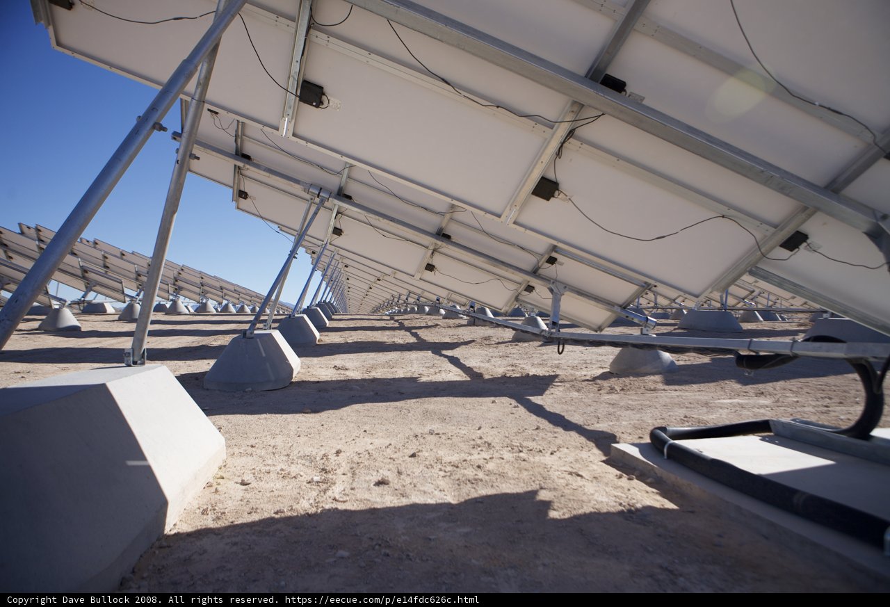 Solar Panels in the Desert