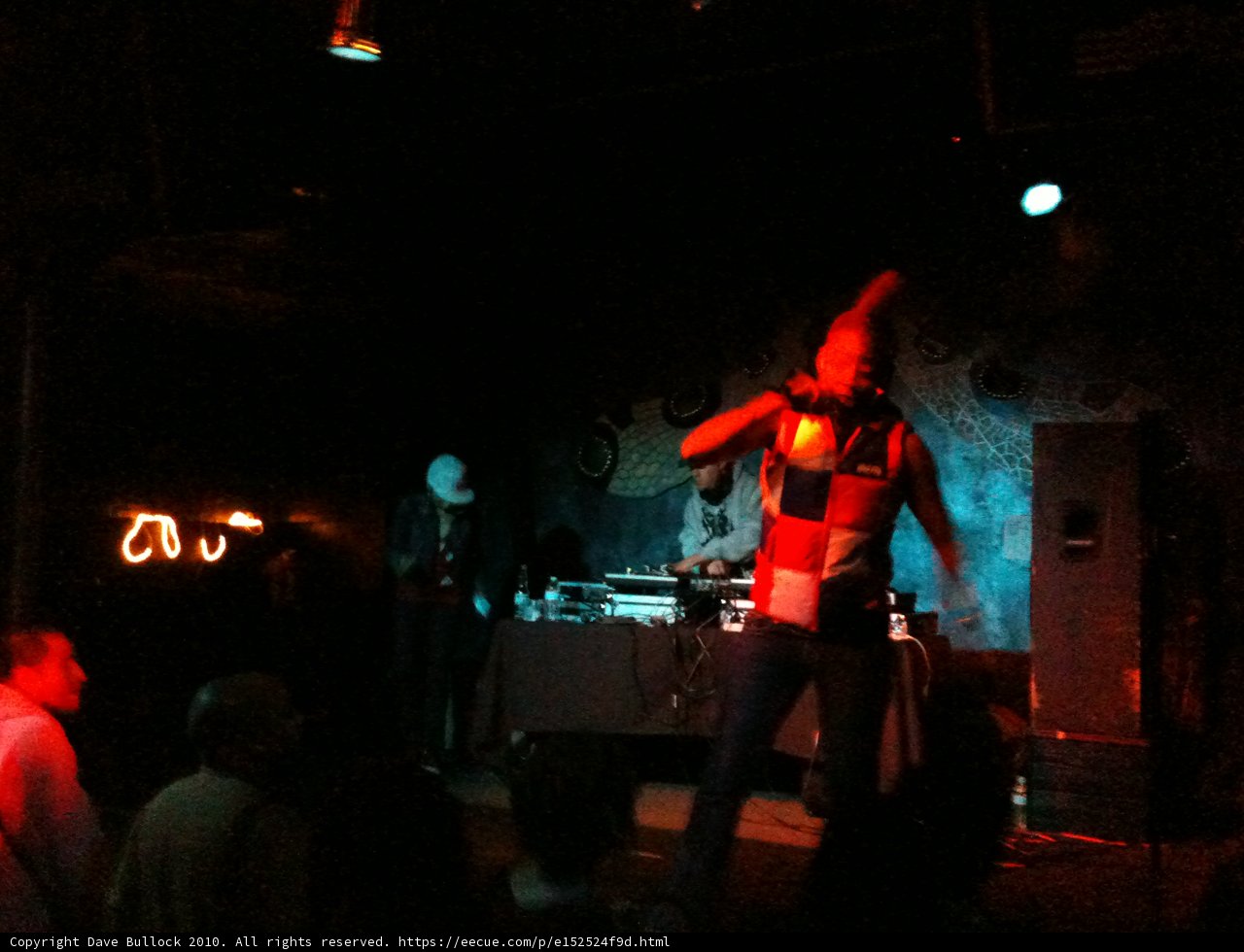 Masked Man Rocks the Night Club Stage