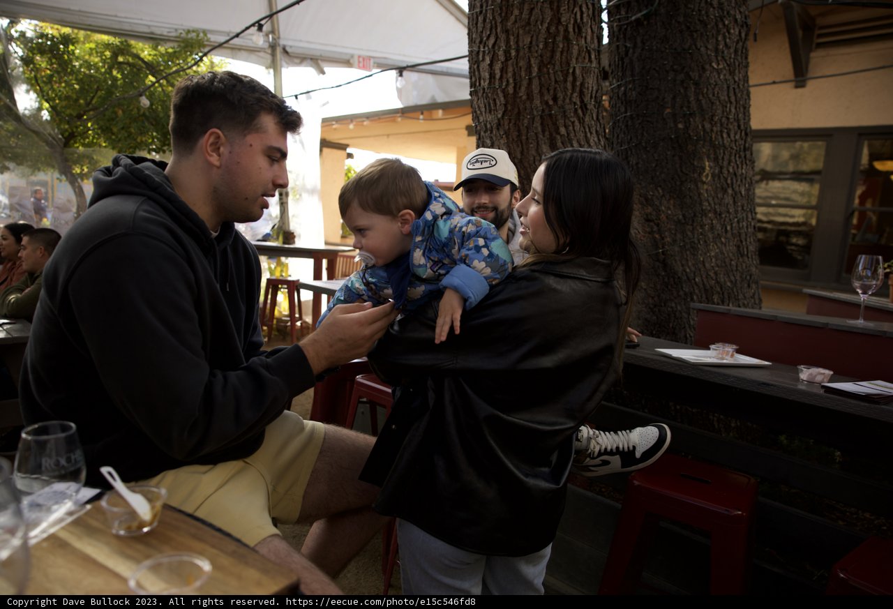Family Lunch in Downtown Sonoma