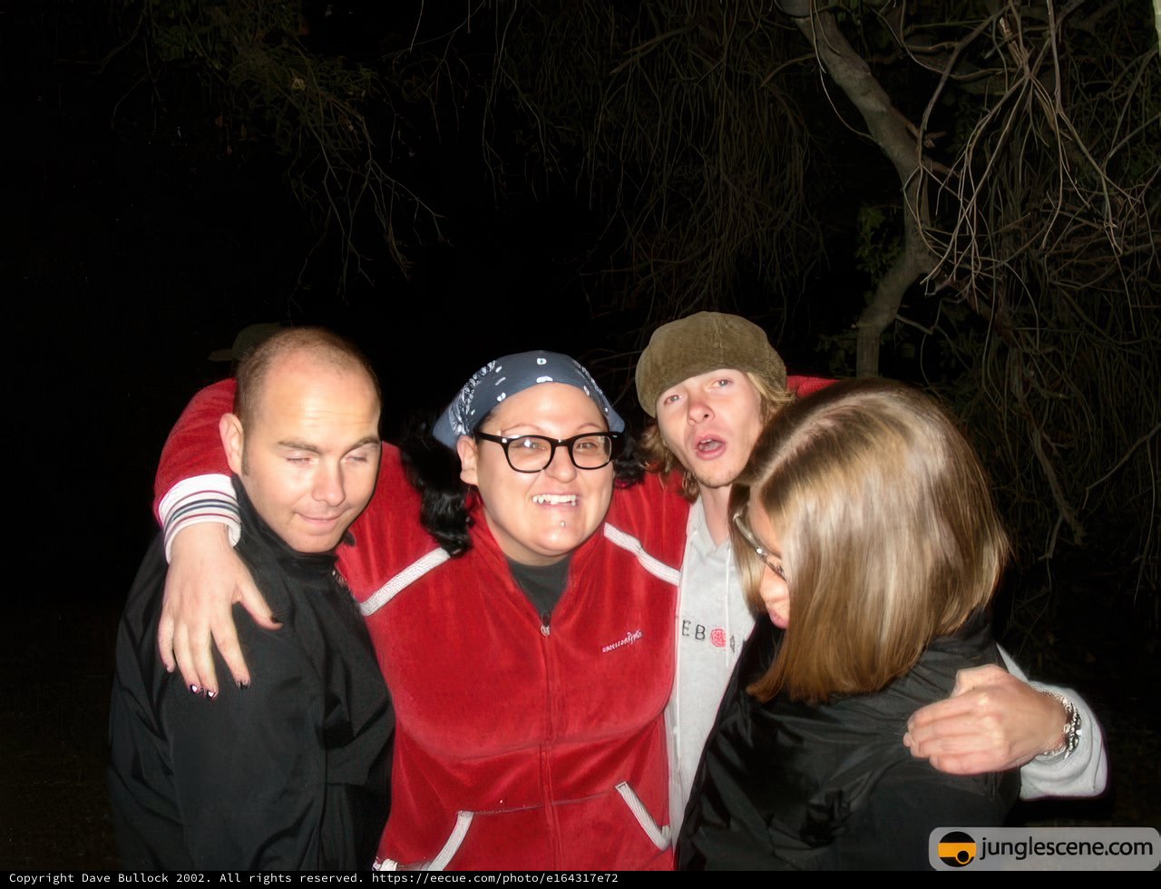 Nighttime Portrait with Friends