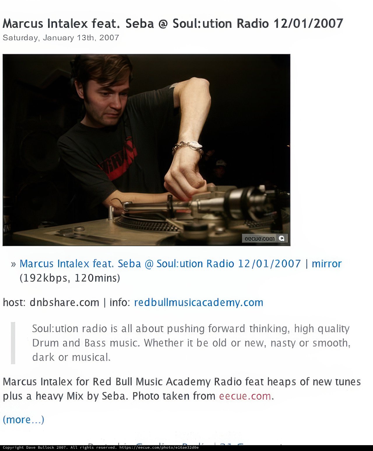 Man Playing Guitar on Website