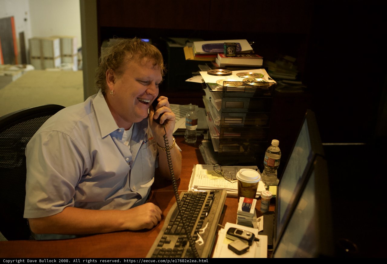 Phone Call at the Desk