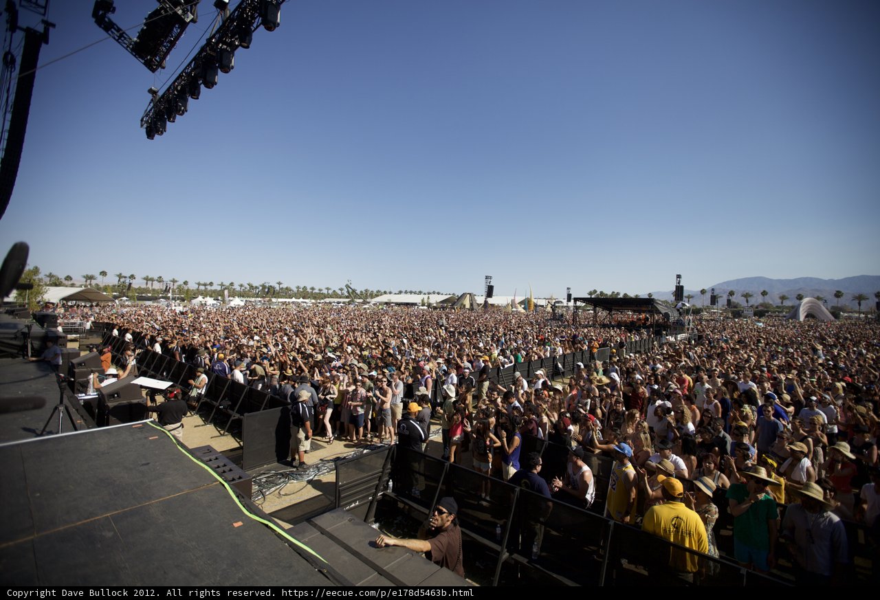 Coachella 2012 Crowd Rocks the Stage