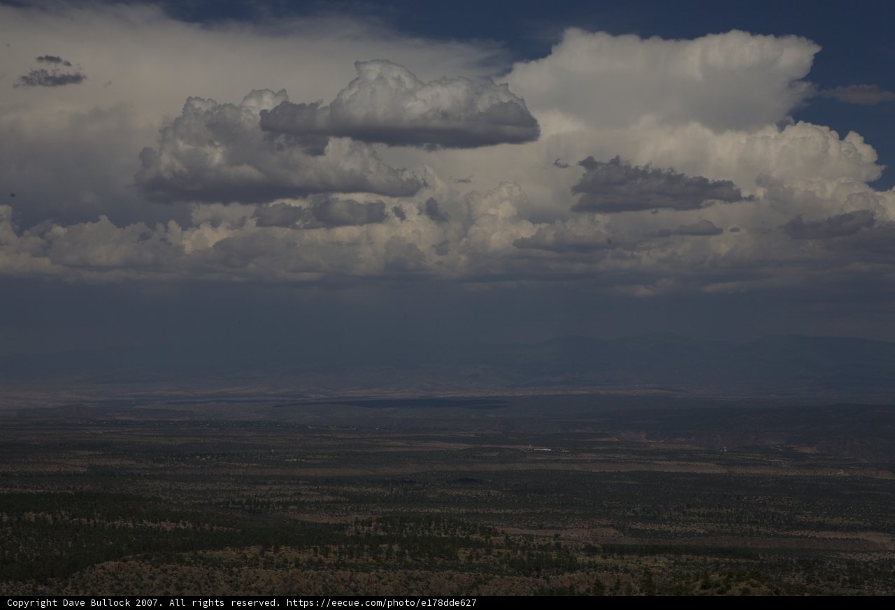 Majestic Cumulus Clouds Over Dome Wilderness