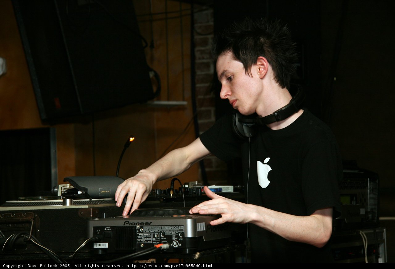 The Teenage DJ in Black