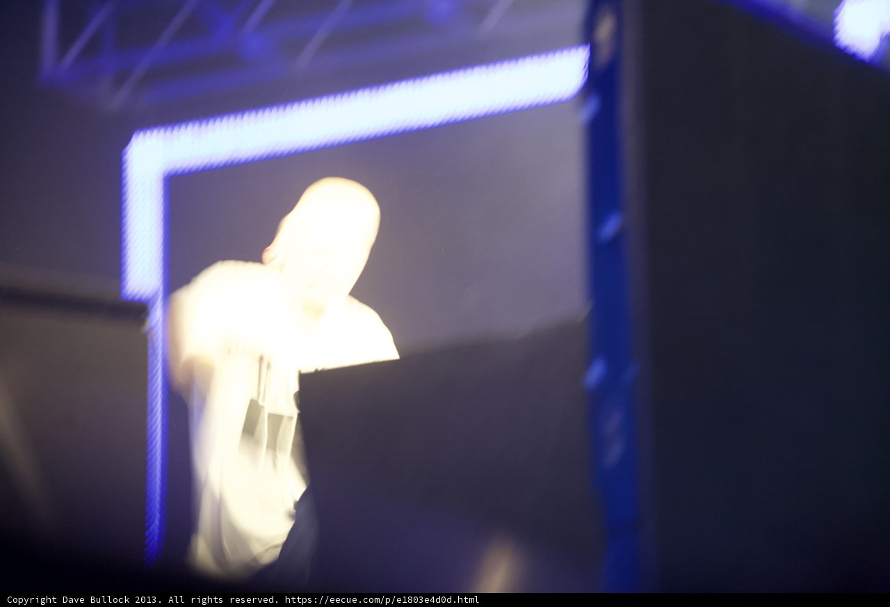 Blurry Solo Performance in the Spotlight