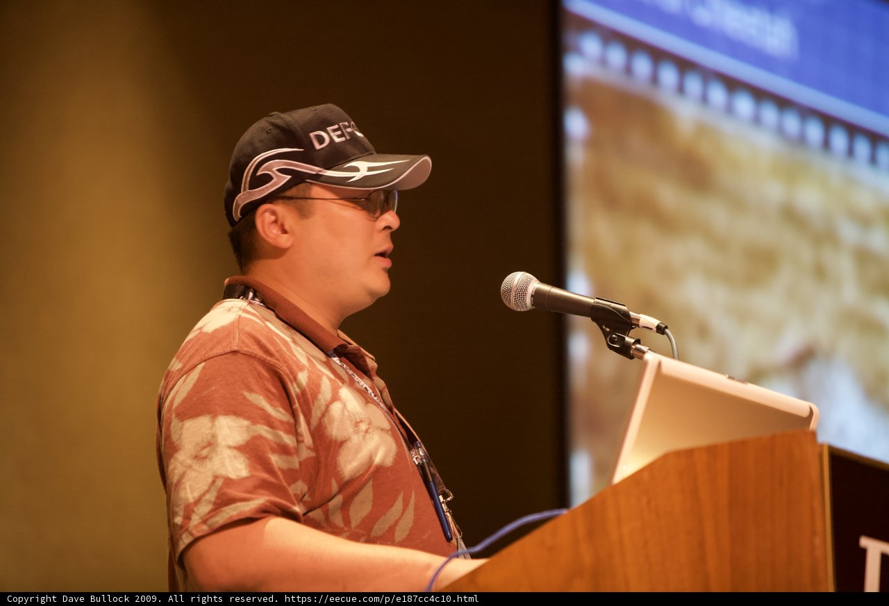 Keynote Speaker at Defcon 17
