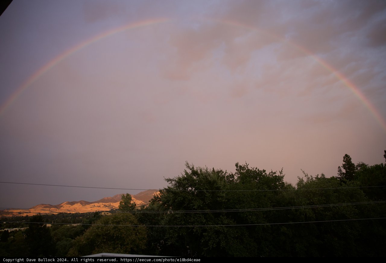 Evening Rainbow Over New Horizons