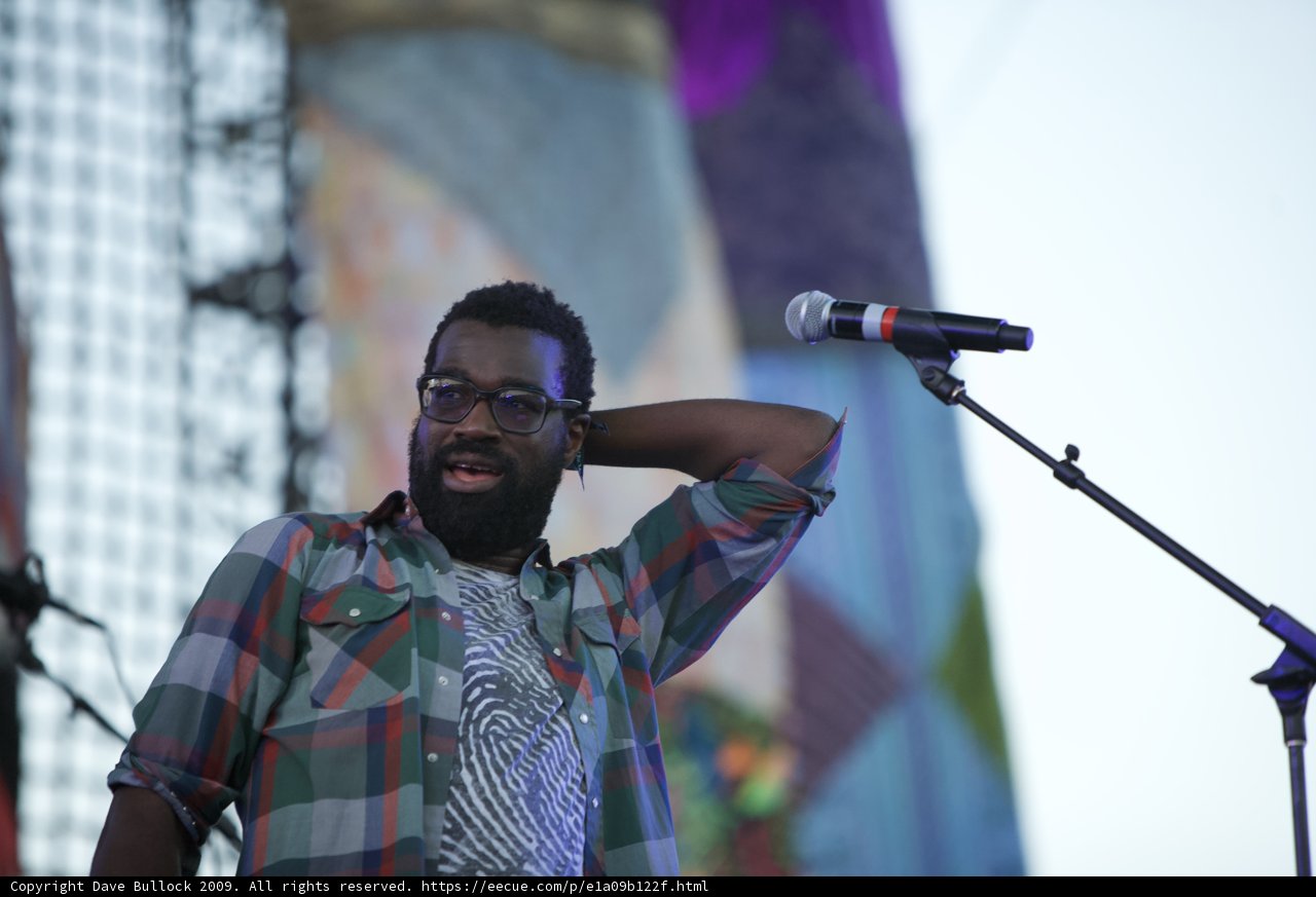 Tunde Adebimpe electrifies Coachella crowd with solo performance