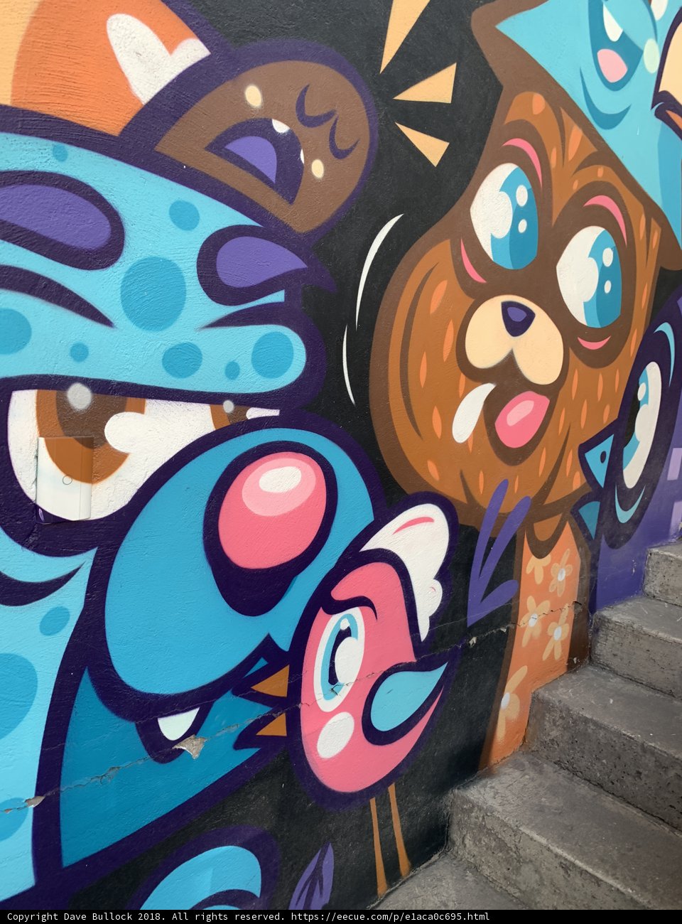 Vivid Cartoon Characters Bring Building to Life