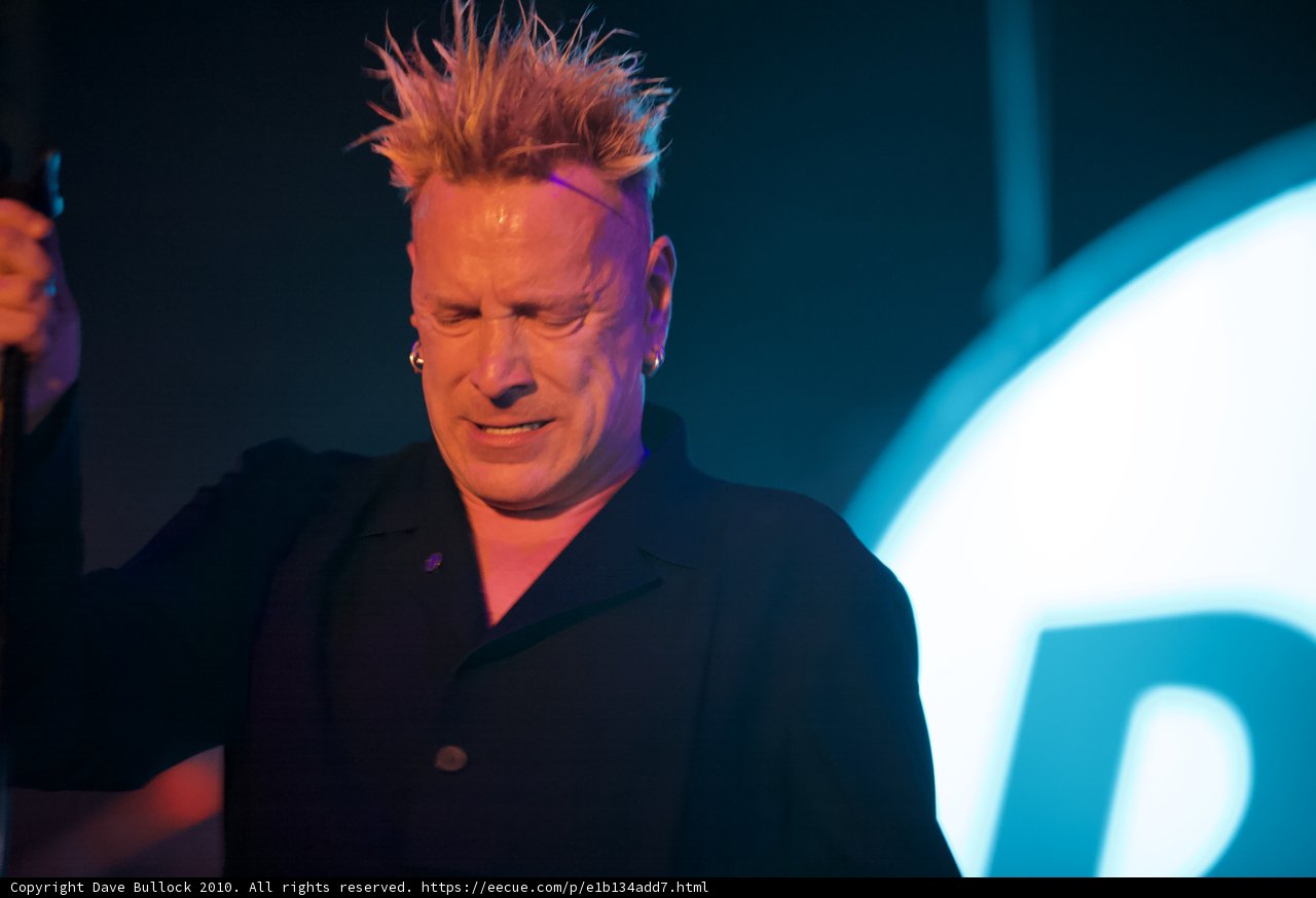 John Lydon Rocks the Crowd with his Mohawk
