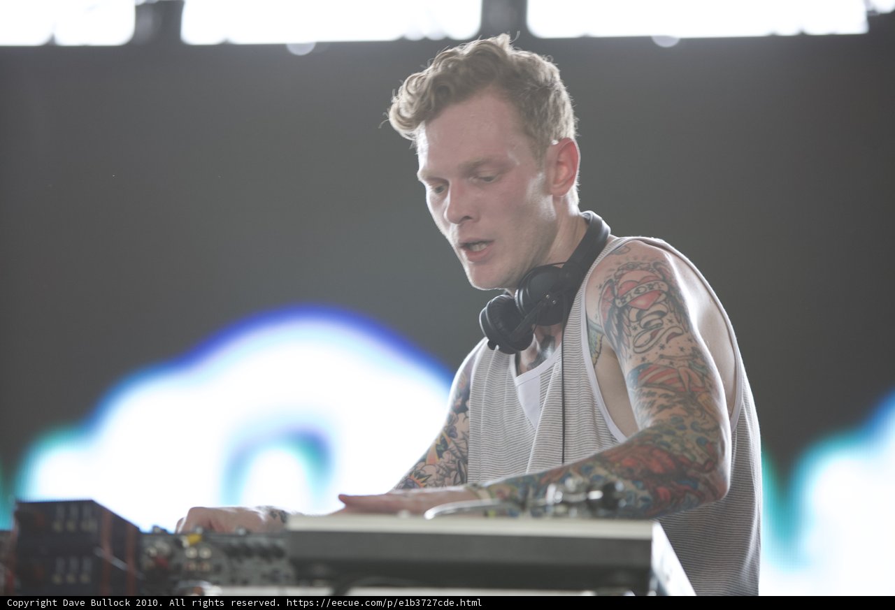 Tattooed DJ at Coachella