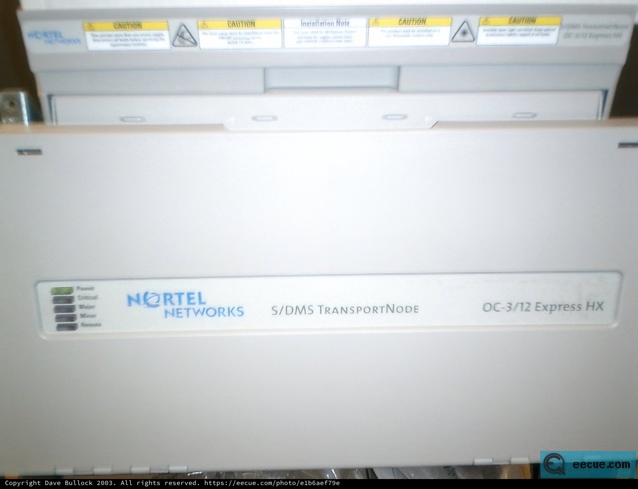 White Machine with Label