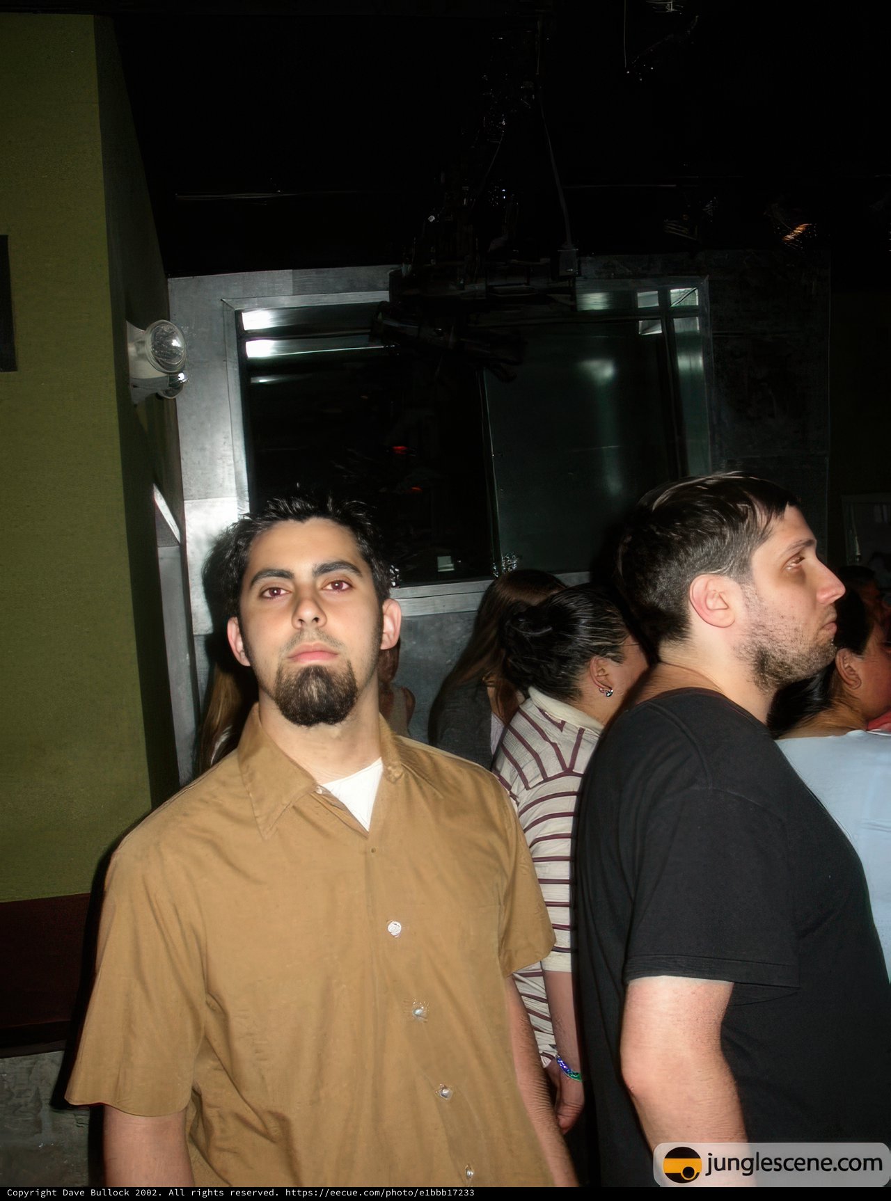 Bearded Man Stands Out in a Crowd