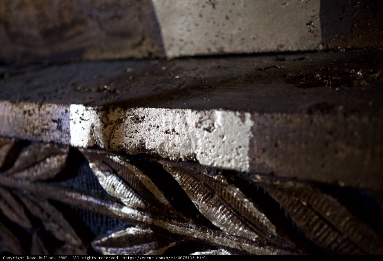 Metal Leaf Close-Up