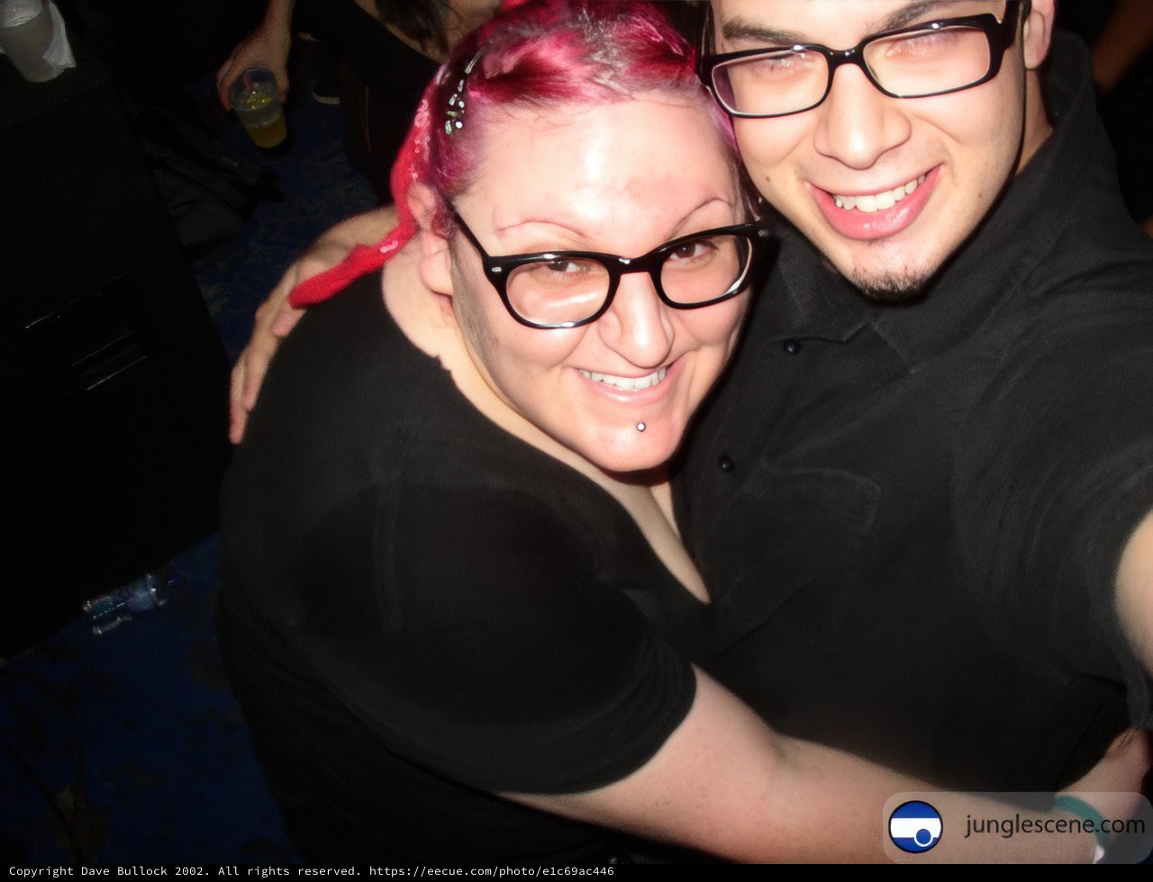 Pink-haired Couple Selfie
