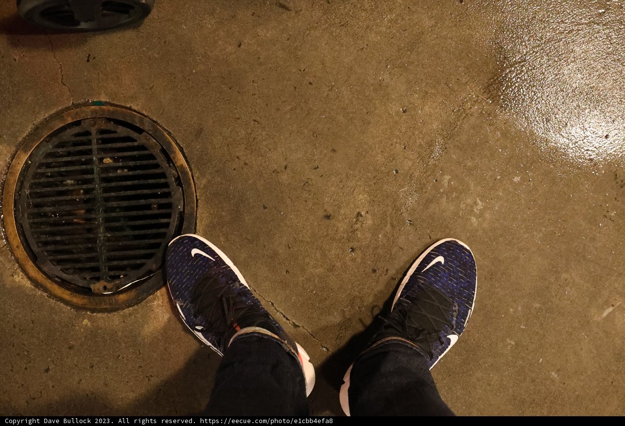 Standing by the Sewer