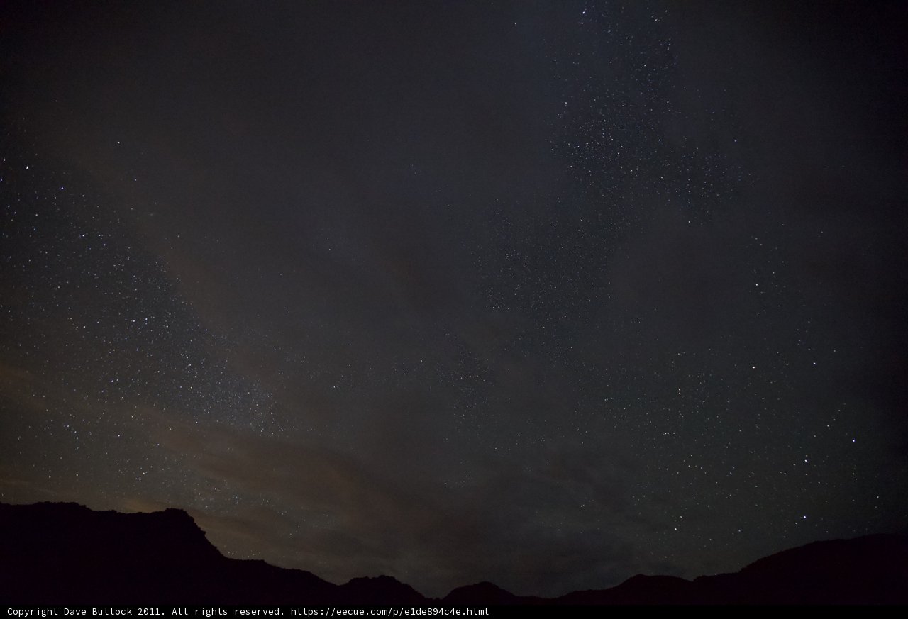 Starry Night Sky