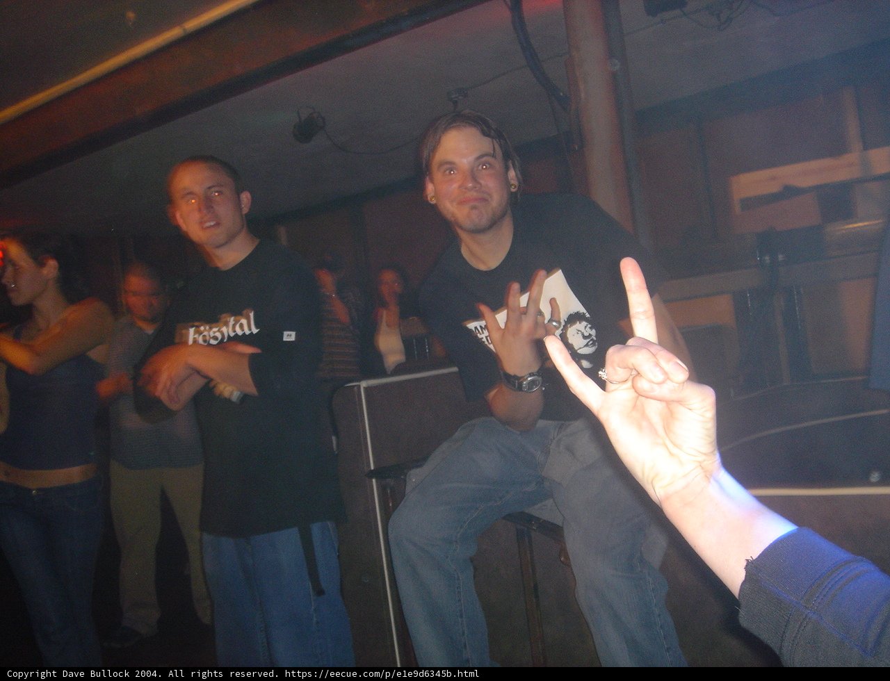 Black Shirt at a Night Club