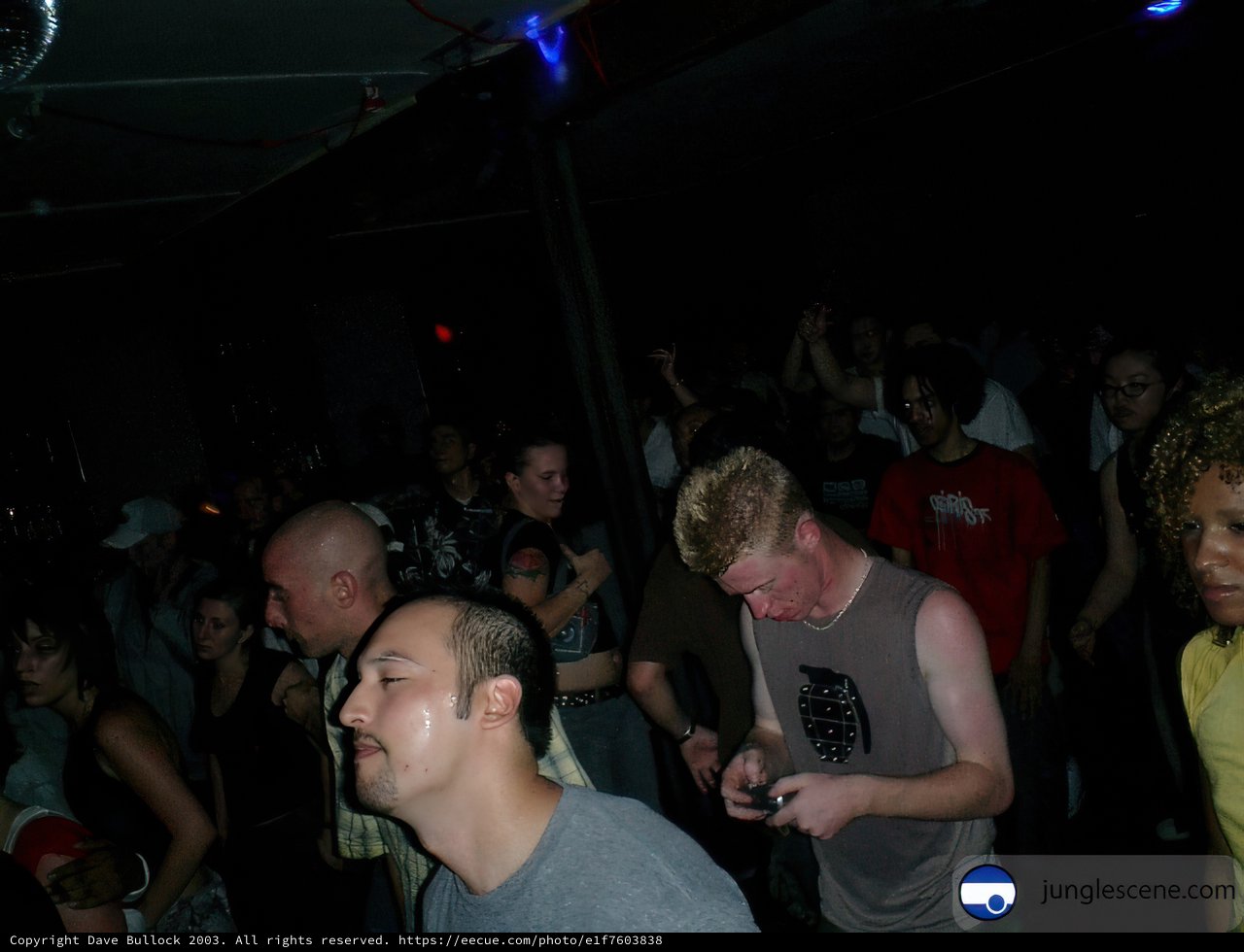 Night Club Fun with One Standing Man