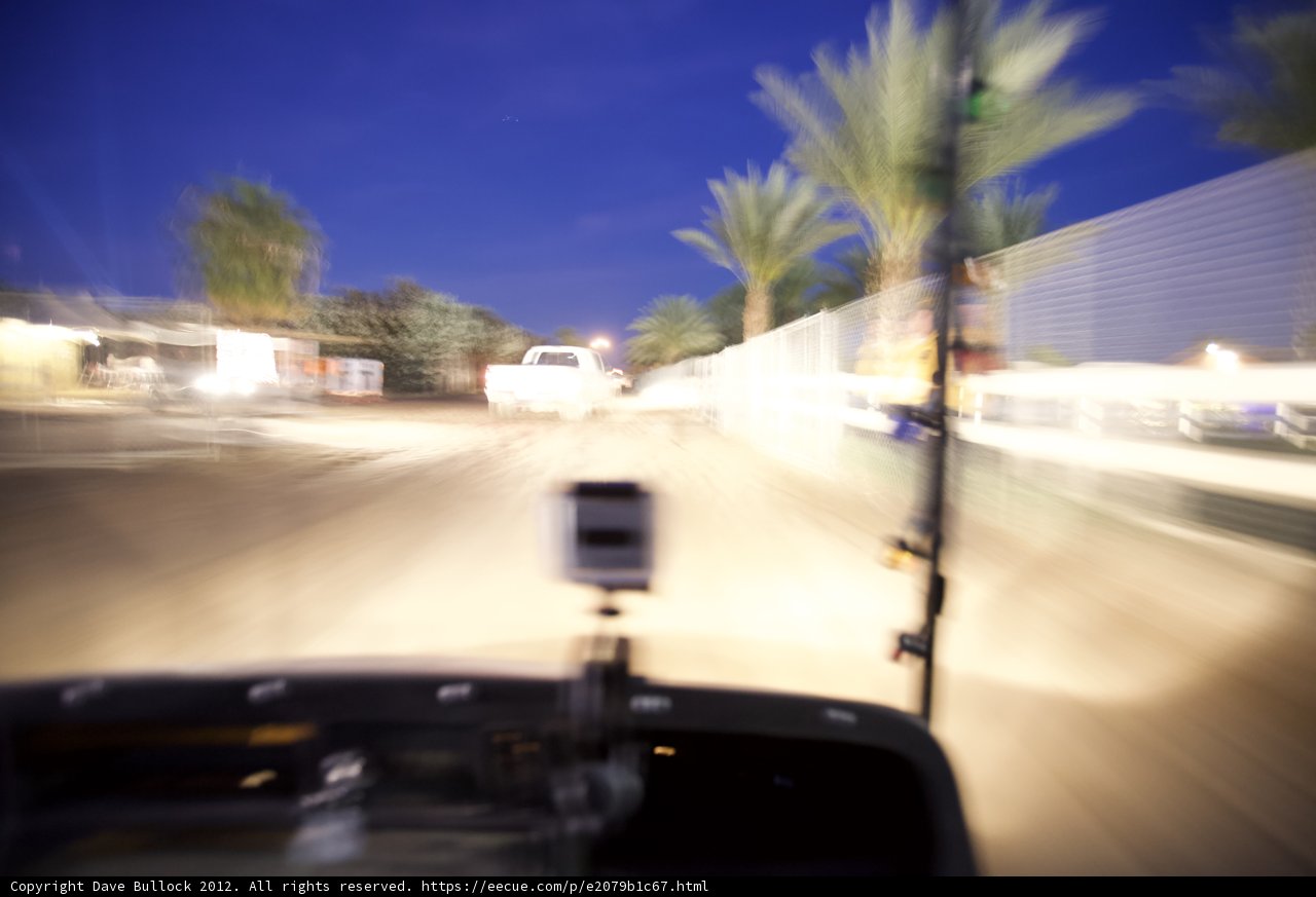 Blurred Drive through the Summer Road