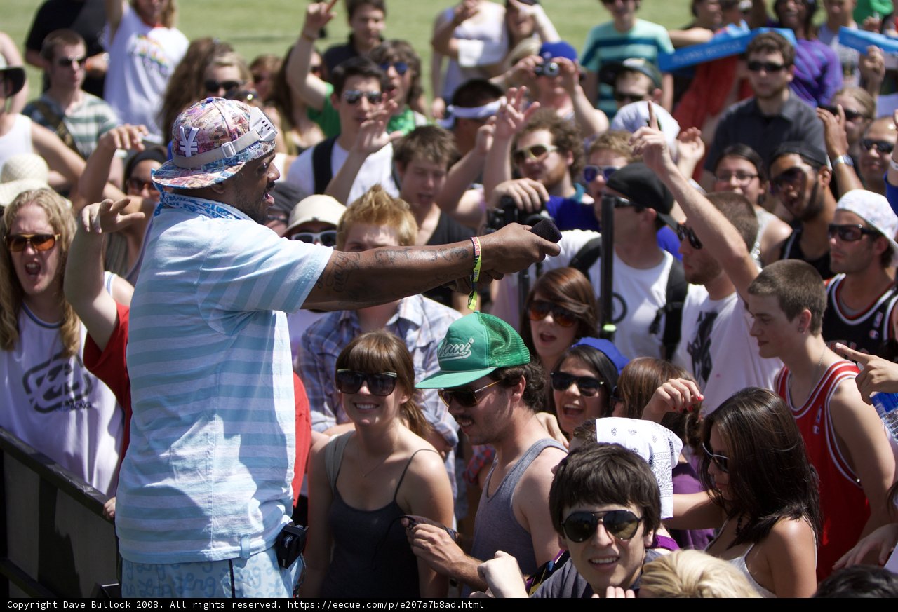 Man with Baseball Cap at Coachella