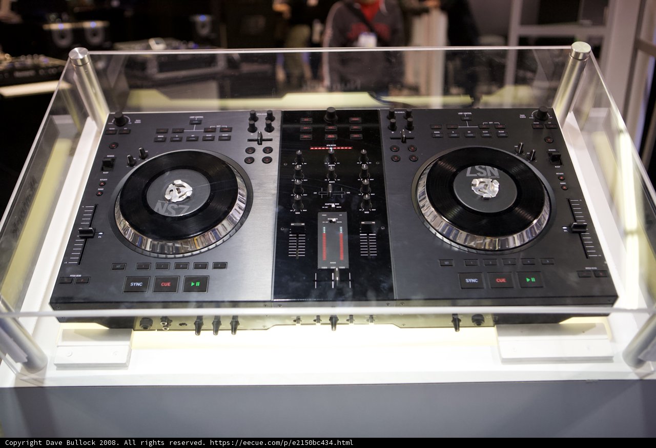 Vintage DJ Mixer on Display