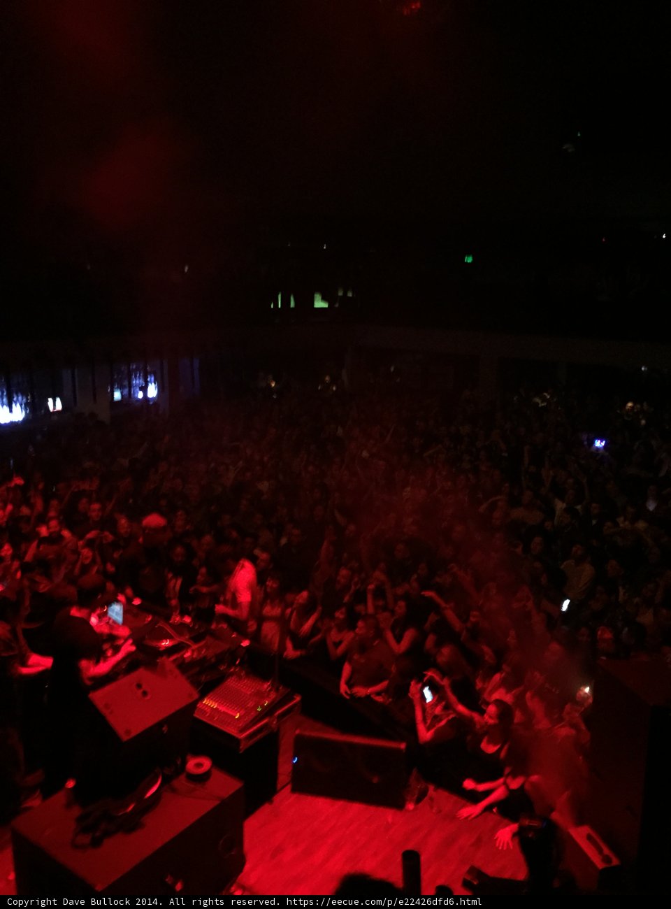 Red-Hot Crowd Rocking Out with Edge