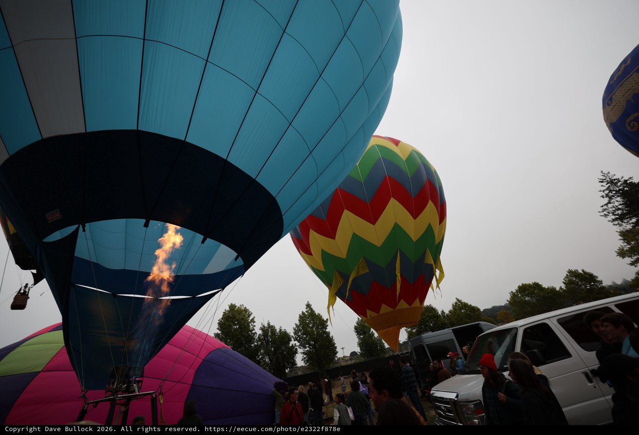 Flames Ignite at Sonoma Hot Air Balloon Classic